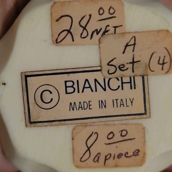 Vintage Bianchi Ivory Alabaster Angel Instrument Made in Italy - Picture 6 of 7